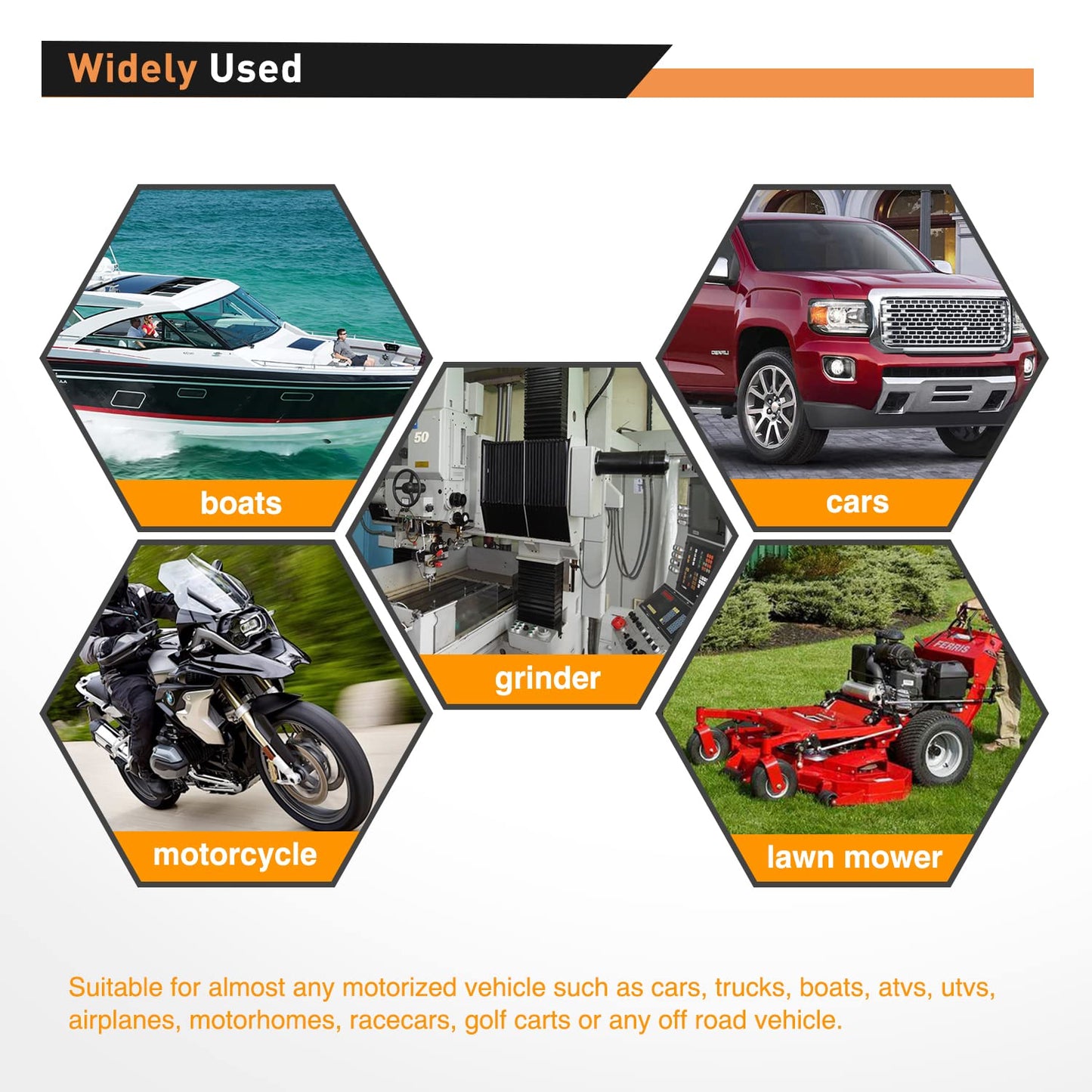 Waywe 5 Pack 6Pin Heavy Duty Rocker Toggle Switch 15A 250V 20A 125V DPDT 6 Pin ON Off ON Switch Metal Bat Waterproof Boot Cap Cover