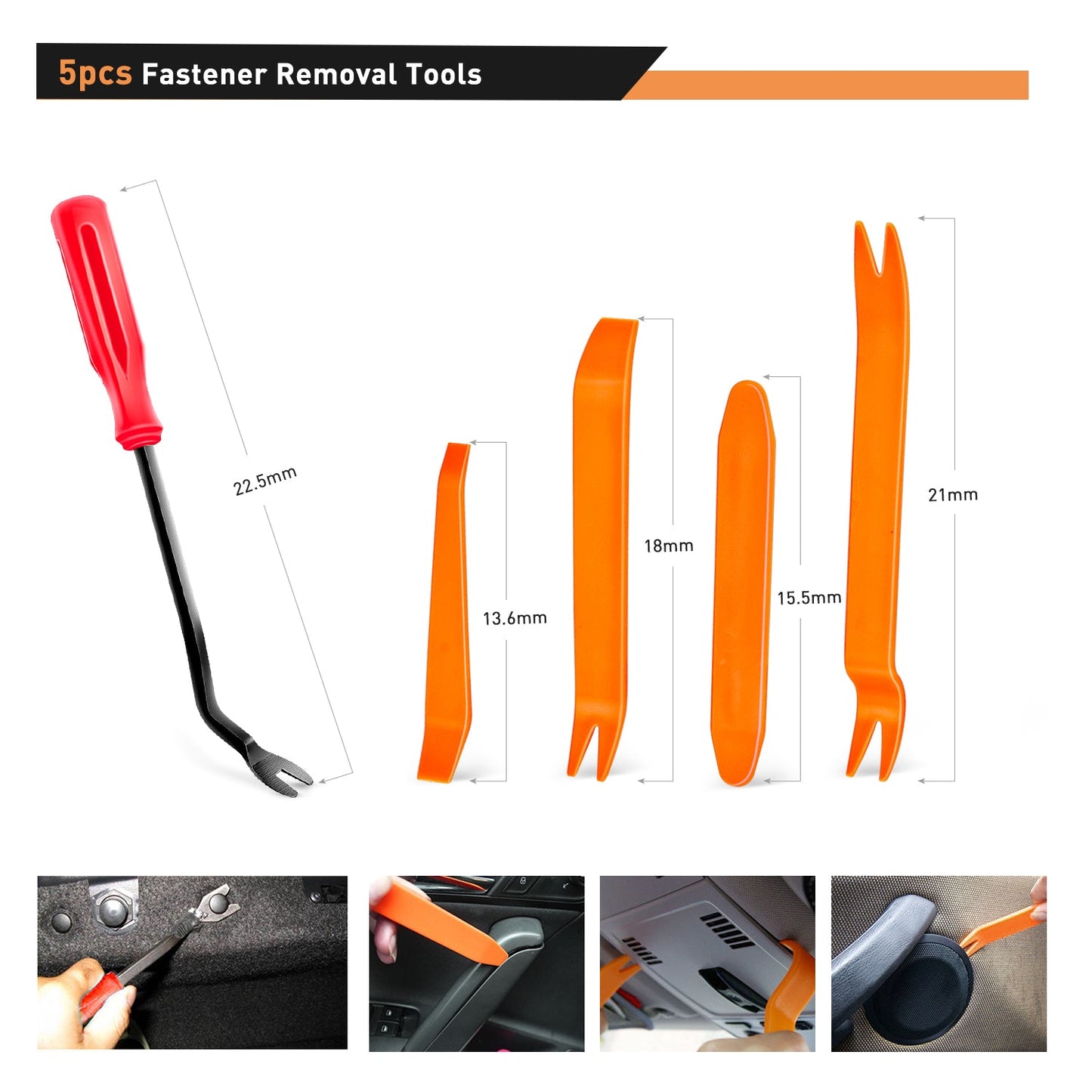 Waywe 680 Pcs Car Push Retainer Retaining Clips For Toyota GM Ford Honda Chevy