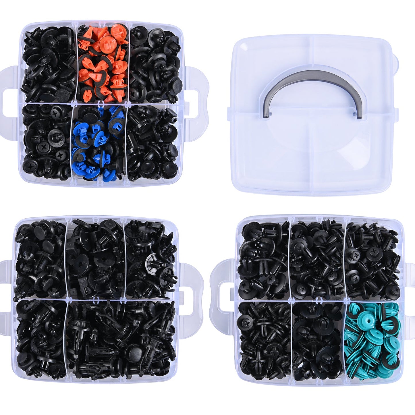 Waywe 680 Pcs Car Push Retainer Retaining Clips For Toyota GM Ford Honda Chevy