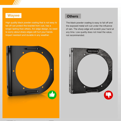 Waywe 4Inch Round Tail Light 2PCS Red 24LED w/Stainless Steel Chrome Bezel Waterproof Stop Brake Turn Signals Lights for Truck Trailer RV Lorry Boat Tractor