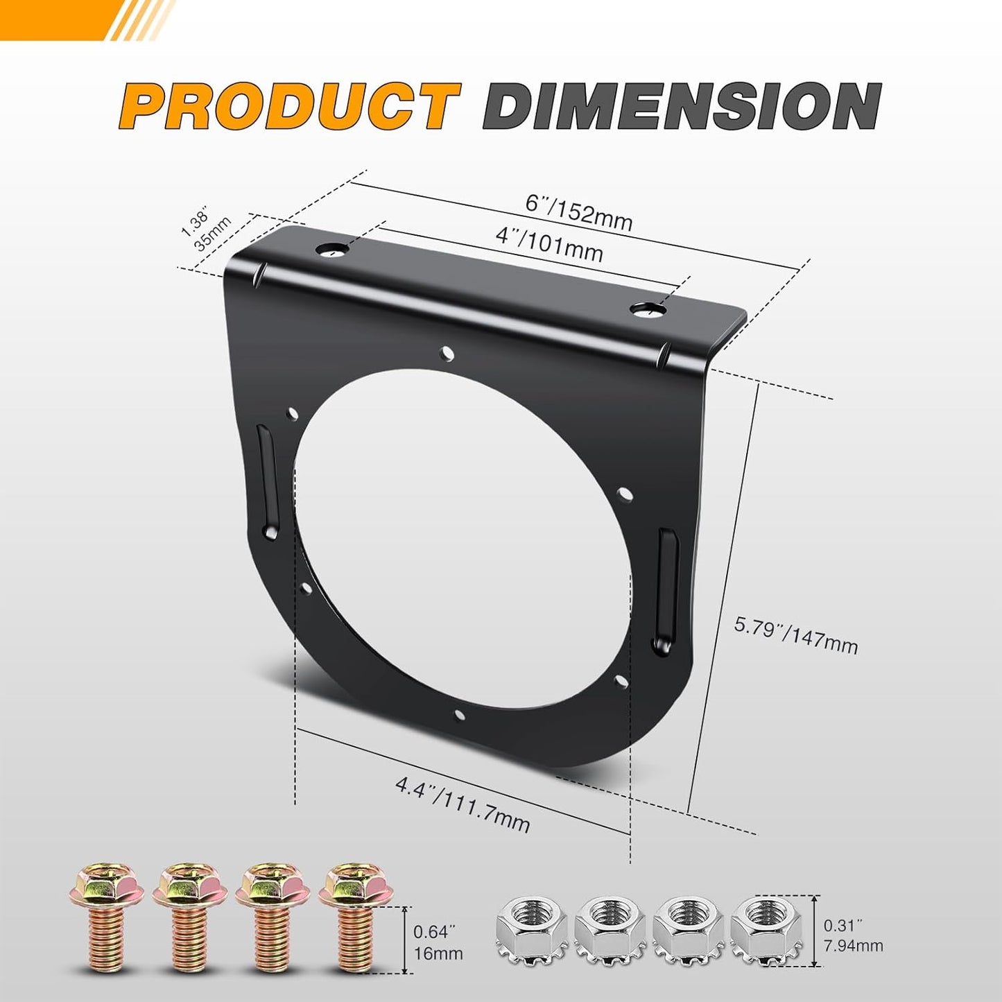 Waywe 4Inch Round Tail Light 2PCS Red 24LED w/Stainless Steel Chrome Bezel Waterproof Stop Brake Turn Signals Lights for Truck Trailer RV Lorry Boat Tractor