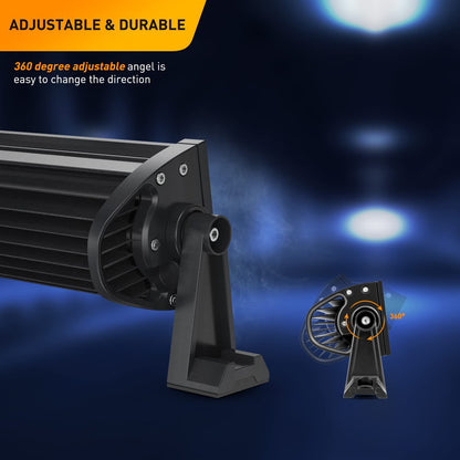 Waywe LED Light Bar 32 Inch 180W Spot Flood Combo Off Road Lights 13200 Lumen Work Light Driving Lamp Waterproof Fog Light for Truck Car Jeep ATV SUV