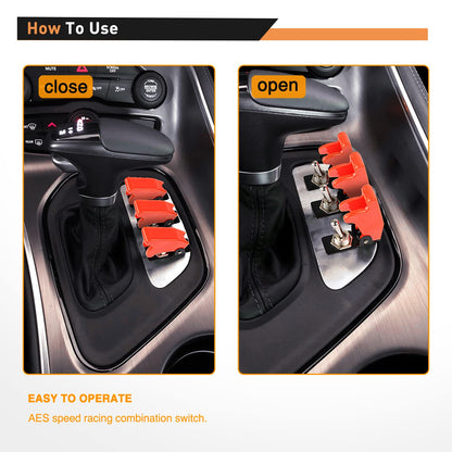 Waywe Heavy Duty Rocker Toggle Switch 12V 20A Red Cover SPST ON/Off 2Pin Car Truck Boat-5 Pack