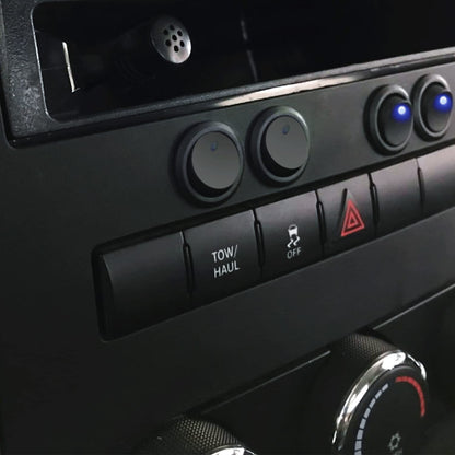 Waywe 12PCS Round Toggle LED Switch DC 12V 20A Rocker SPST Switch On Off Control Blue Green Yellow Red for Cars Trucks Boats RVs