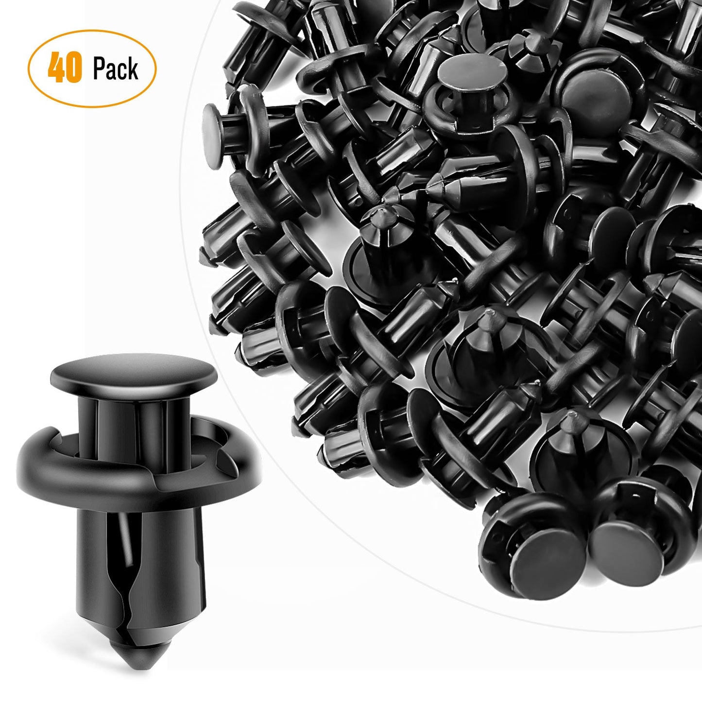 Waywe 40 Pcs Retainer Retaining Clips For Honda and Acura Fender 91503SZ3003