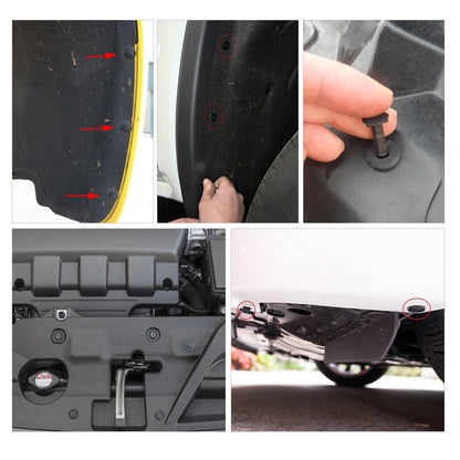 Waywe 480 Pcs Bumper Retainer Clips with Fastener Remover Car Plastic Rivets Push Retainer Kit -Door Trim Panel Clips for Toyota GM Ford Honda Acura Chrysler