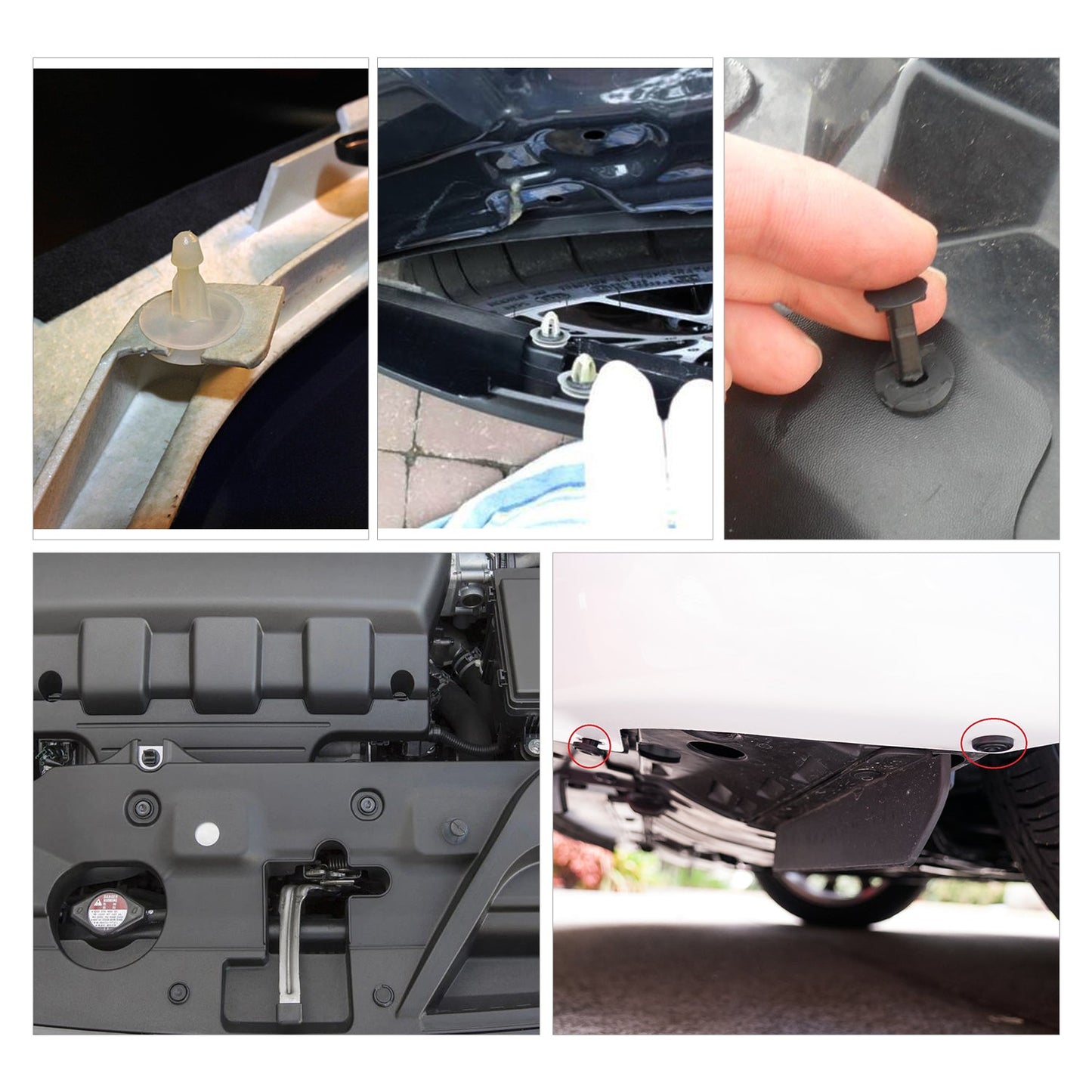 Waywe 425 Pcs Car Body Retainer Retaining Clips Set For GM Ford Toyota Honda Chrysler