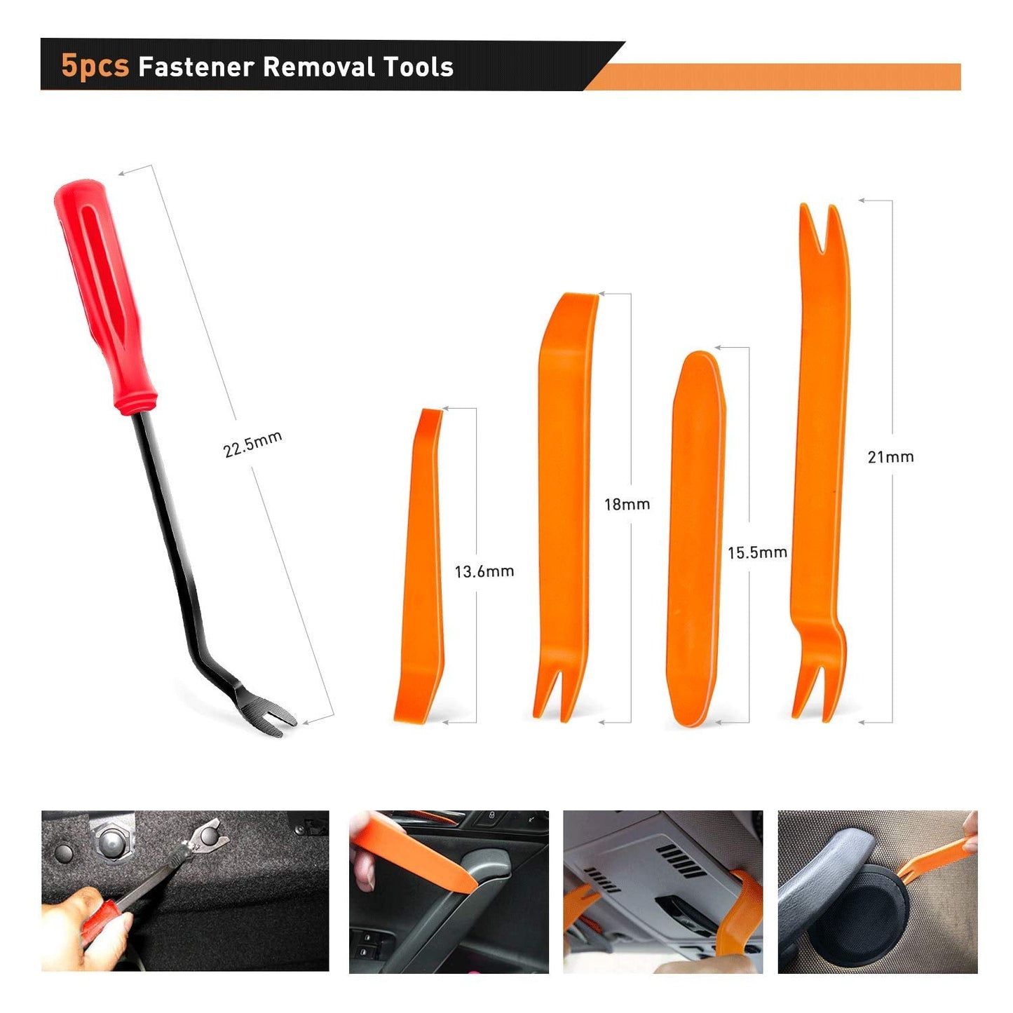 Waywe 635 Pcs Car Push Retainer Retaining Clips For Toyota GM Ford Honda Acura Chrysler